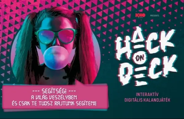 Hack on Deck interaktív digitális kalandjáték plakátja