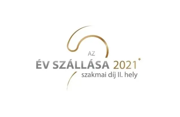 Az Év Szállása 2021 szakmai díj II. hely logó